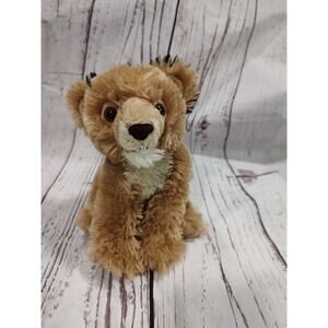 Lion cheetah cub stuffed animal plush 9 inches